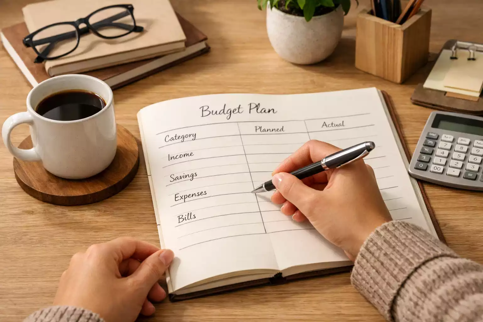 Financi&euml;le planning voor sportweddenschappen met notitieblok